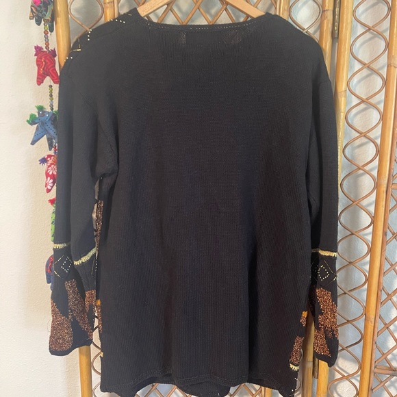 Vintage N8tive Nits Beaded Sweater - Picture 2 of 4